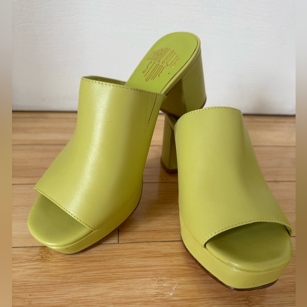 CHARLOTTE STONE Block Heel Sandal Size 8